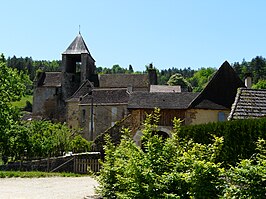 Gezicht op Auriac-du-Périgord