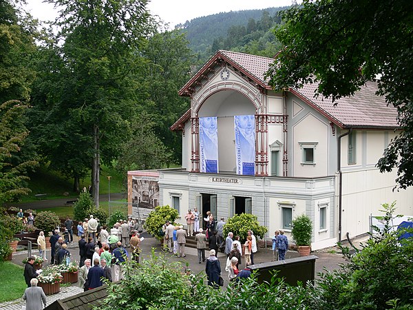 The Königliche Kurtheater [de] during Rossini in Wildbad, 2008