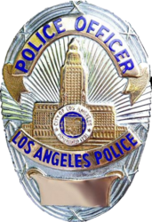 Badge of a Los Angeles Police Department officer.png