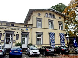 Bahnhof Wandsbek Westseite jetzt Wirtshaus Bahngärten 28
