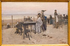 Barberini August 2023-Anton Mauve - In Scheveningen,1876 - De Mesdag Collectie, Den Haag-2.jpg