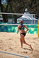 Deutsch: Beachvolleyball bei den Olympischen Jugendspielen 2018; Tag 8, 14. Oktober 2018; Mädchen, Achtelfinale – USA-Peru 2:0 (21–19/21–12) English: Beach volleyball at the 2018 Summer Youth Olympics at 14 October 2018 – Girls Round of 16 – USA-Peru 2:0 (21–19/21–12)