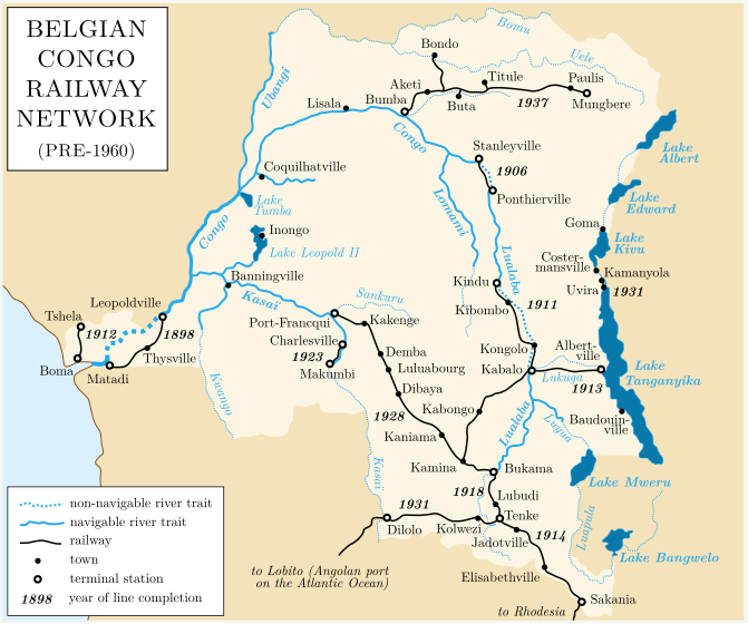 File:Belgian Congo Railway Network pre-1960.svg