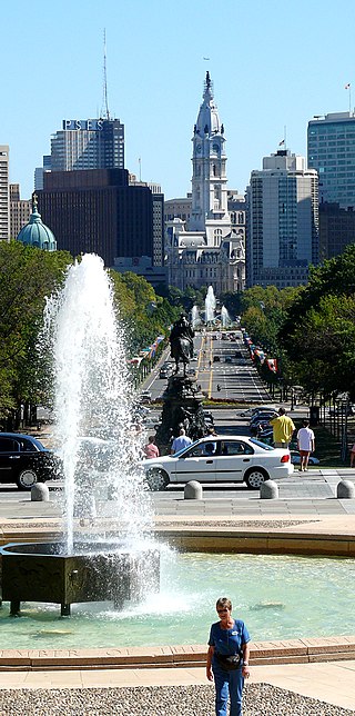 <span class="mw-page-title-main">Benjamin Franklin Parkway</span> Notable parkway in Philadelphia