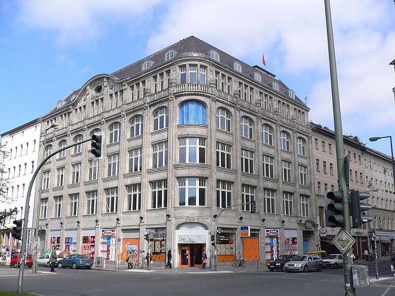 Berlin-Kreuzberg, Deutschland – Gebäude Oranienstraße