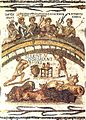 римська мозаїка. перенесена із старовинного Тіздруса в Музей Бардо.