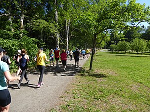 Billdalsparken parkrun i Göteborg den 6 juni 2023