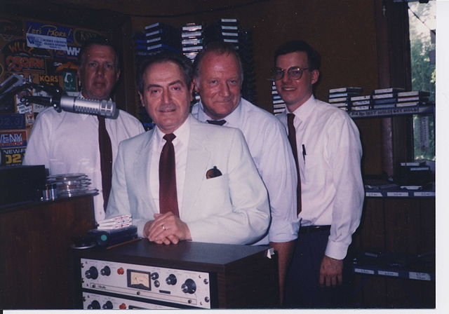 Rail officials promoting the restoration of service on the Lackawanna Cut-Off and the 1989 New Jersey bond issue for the acquisition of rail rights-of