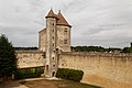 Donjon vu de la courtine. ‎