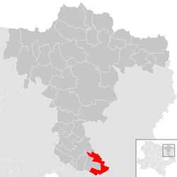 Location within Mistelbach district