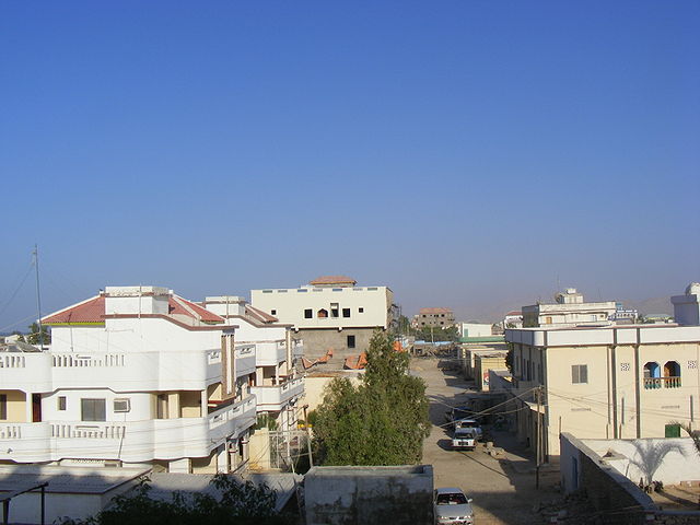 A residential area in Bosaso