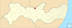 Location in Pernambuco