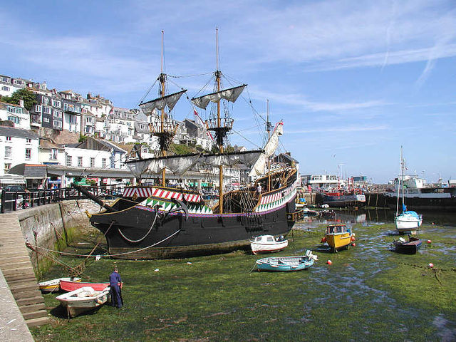 The second replica in Brixham, 2003