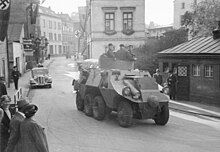 Steyr ADGZ beim Einmarsch in das Sudetenland