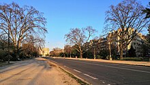 Contención de COVID-19 París, Avenue Foch, 26 de marzo de 2020.jpg