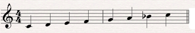 Thumbnail for File:C mixolydian.png