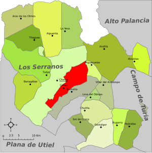 Calles-Mapa de los Serranos.svg