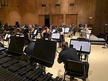 Campbell University Wind Ensemble prior to concert Campbell Concert Bands.jpg