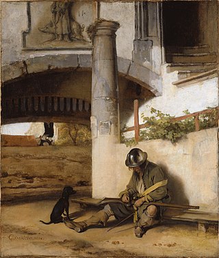 <i>The Sentry</i> (Fabritius) 1654 painting by Carel Fabritius
