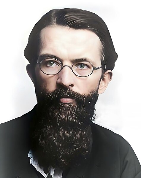 File:Carl Menger enface upscale+colorized.jpg