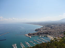 Skyline of Castellammare del Golfo