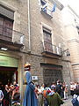 Català: Cavalcada de gegants de les festes de la Mercè del 2008, al tram del carrer Cardenal Casañas, carrer del Pi, carrer Canuda i la Rambla