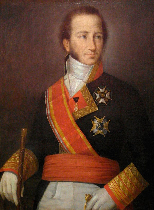 Portrait of Cayetano Valdés y Flores, commander of Neptuno at Trafalgar, painted by José Roldán y Martínez, Sevilla, 1847