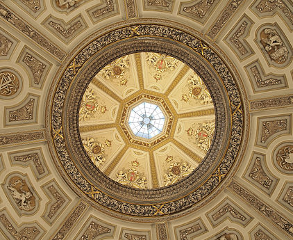 Ceiling of 1st floor and cupola