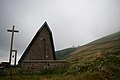 Chapel on the pass between Saint-Jean-Pied-de-Port, France, and Roncesvalles, Spain, on the Way of Saint James
