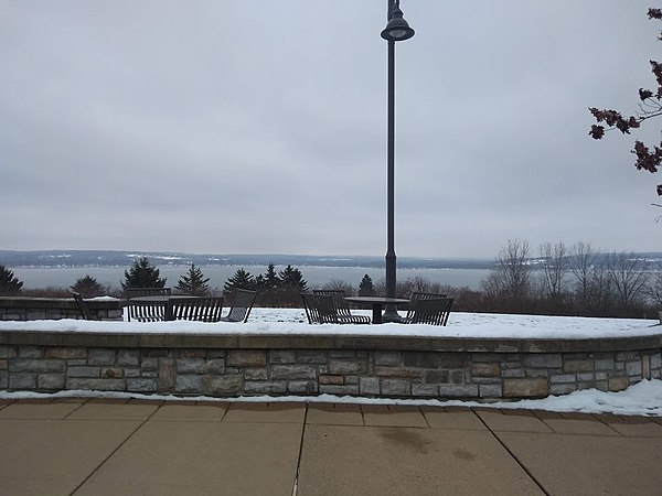 View from Bemus Point's Chautauqua Lake Rest Area