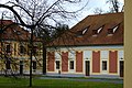 Čeština: Laterální křídlo zámku Červený dvůr, kde se nachází psychiatrická léčebna English: Lateral side of the Červený dvůr mansion, where a psychiatric hospital is situated, South Bohemian Region, CZ