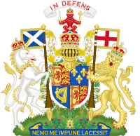 Escudo de Armas de Gran Bretaña en Escocia (1707-1714) .svg