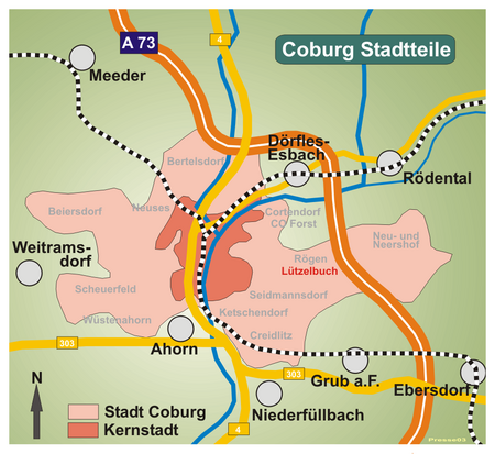 Coburg Stadtteil Lützelbuch