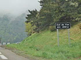 Illustratieve afbeelding van het artikel op de Col du Fau