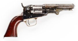Colt 1849 Pocket Model, made 1850-1873.