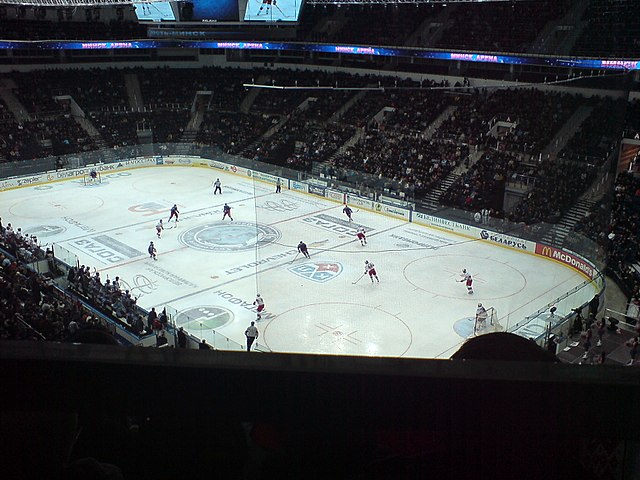 2010–11 IIHF Continental Cup played in Dinamo Minsk home arena