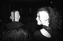 Dark Waver in einer Disco in Bayern 1997