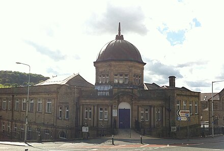 Darwen Library as seen from Railway Road