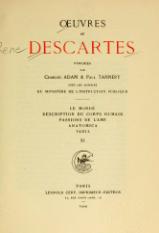 Descartes - Œuvres, éd. Adam et Tannery, XI.djvu