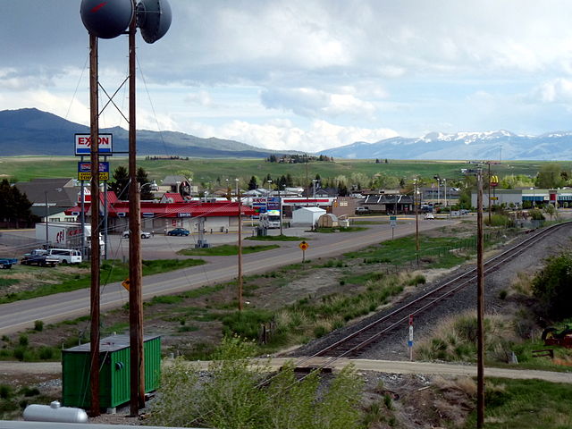 Dillon, from the Interstate 15 offramp, June 2010