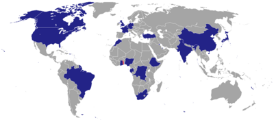 Map of Togolese diplomatic missions Diplomatic missions of Togo.png