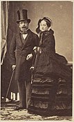 Napoleon III en zijn vrouw Eugenie, 1865