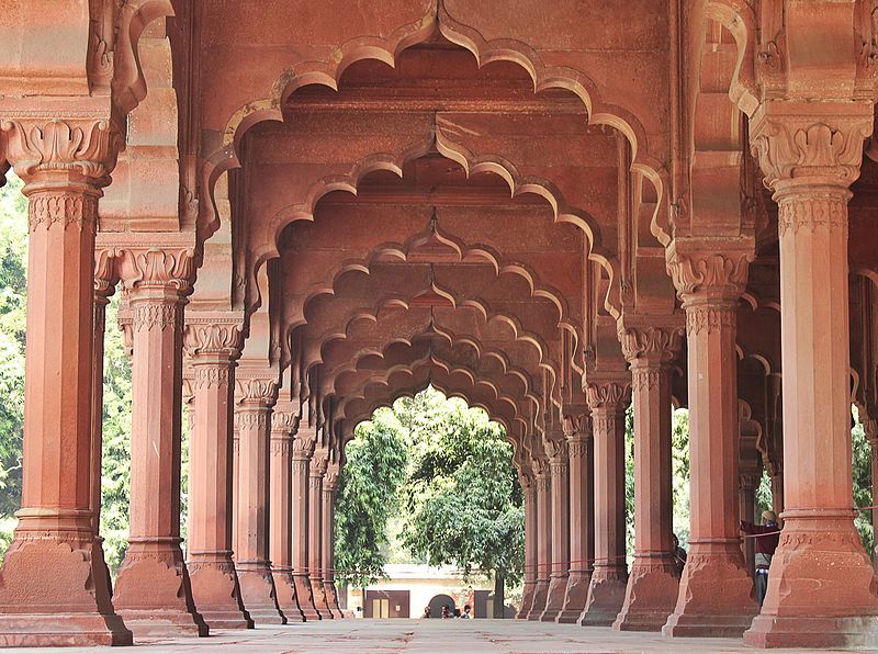File:Diwan-i-Aam, Red Fort, Delhi - 2.jpg