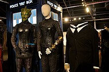 The costumes of Madame Vastra, Jenny, and Strax, on display at the Doctor Who Experience. Doctor Who Experience (30943573075).jpg