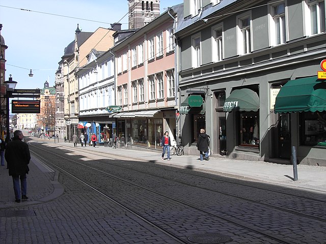 Drottninggatan (Queen's Street) in Norrköping