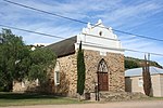 This attractive stone church dates from the middle of the nineteenth century when Malgas was a flourishing inland harbour on the Breede River. Type of site: Church Current use: Church : Dutch Reformed. Dutch Reformed Church, Malgas, Swellendam District.jpg