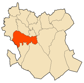 Localisation de Aïn El Hadjar