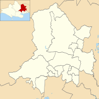 East Dorset UK ward map 2015 (blank).svg