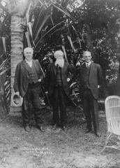 Edison, John Burroughs and Ford at the estate in 1914