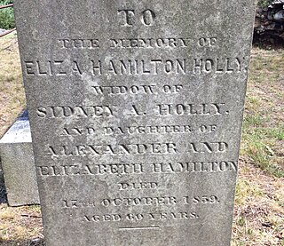 Eliza Hamilton Holly daughter of Alexander Hamilton